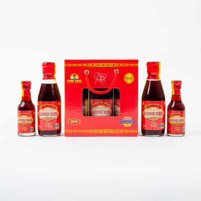 Combo 3 chai Nước mắm sạch cá cơm nguyên chất  Long Nhi 45 độ đạm 60ml/chai