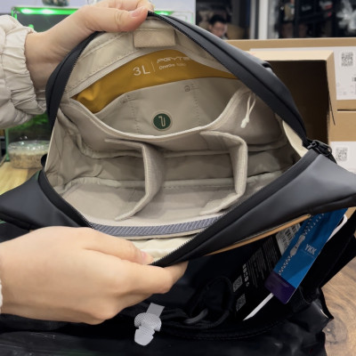 Túi máy ảnh PGYTECH OneGo Solo (Obsidian Black) - 3L (Hàng chính hãng)