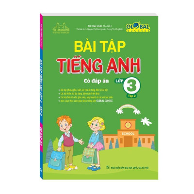Sách - Global Success - Bài Tập Tiếng Anh Lớp 3 + Bài Tập Tiếng Anh Lớp 6 - Combo 4 Cuốn - Minh Thắng