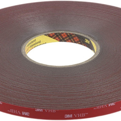 Băng keo 2 mặt cường lực siêu dính màu xám 3MVHB GPL-110 dài 3m - nhiều kích thước, dán logo, đồ chơi xe, dán được nhiều bề mặt như nhựa, thủy tinh