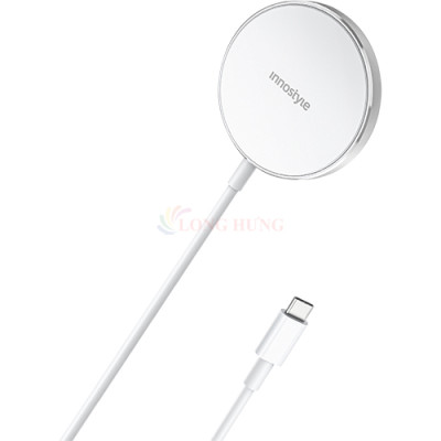 Đế sạc không dây Innostyle Magease 15W Wireless Charger IMWC100SLV - Hàng chính hãng
