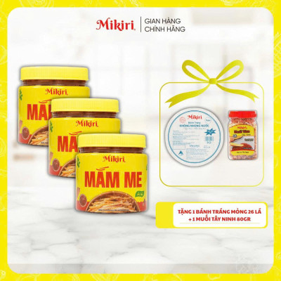 [MUA 3 TẶNG 2] Mắm Me Mikiri 250gr x 3 Hủ Pha Sẵn Tiện Lợi Tặng 2 Quà