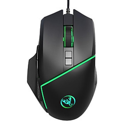 Chuột chơi game có dây HXSJ A876 USB đầy màu sắc  với 4 DPI có thể điều chỉnh cho máy tính xách tay PC