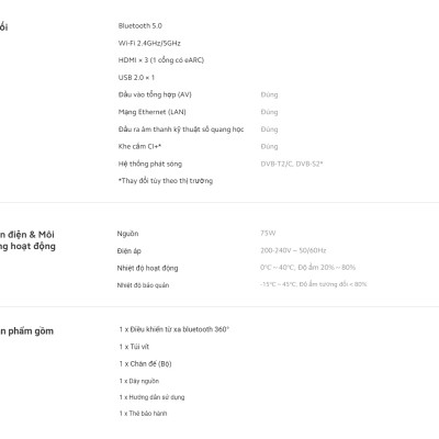 Smart Tivi Xiaomi TV A43" FUD 2025 - 43 Inch - Hàng Chính Hãng, Bảo Hành 24 Tháng