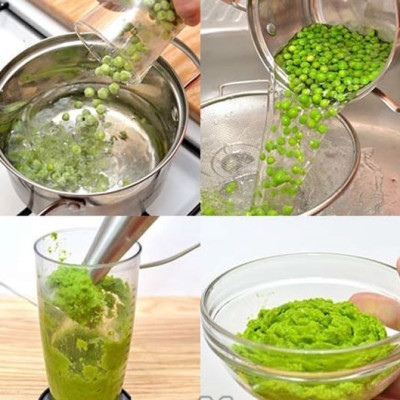 Bột đậu Hà lan xanh đã rang Canada 250g