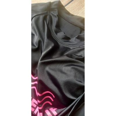 Bộ đồ bơi áo tay dài quần dài cao cấp chất thun xịn đường may mũi chỉ chắc chắn họa tiết chữ in sắc nét thời trang