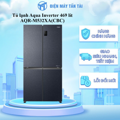 AQR-M532XA(CBC)  - Tủ lạnh Aqua Inverter 469 lít AQR-M532XA(CBC) - Hàng Chính Hãng - Chỉ Giao Hồ Chí Minh