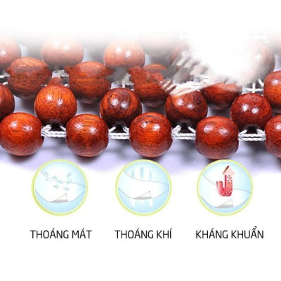 Lót Ghế Hạt Gỗ Nhãn, Hương, Pơ Mu Cho Ghế Ô Tô