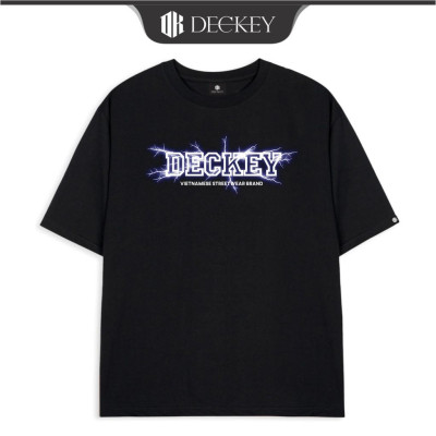 Áo Thun Cotton Unisex Nam Nữ Form Rộng DECKEY SELF CONTROL