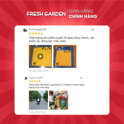 Snack Bánh Mì Nướng Sốt Pizza FRESH GARDEN Giòn Tan Hương Vị Đặc Biệt Thơm Ngon Gói 52g