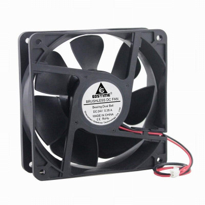 Gdstime 1 Pcs Two Balls 14V 11mmx11mmx38mm 1138B 1-Wire PC Machine Case Cooler DC Cooling Fan 11mm x 38mm 11cm 0.31A 14Volt