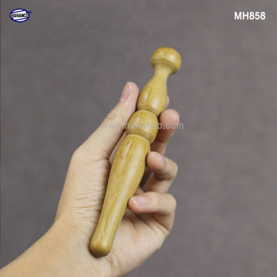 Combo 2 cây ấn huyệt bằng gỗ Bách Xanh hình con sâu (MH858) giúp đả thông kinh mạch và lưu thông khí huyết - Chăm sóc sức khỏe