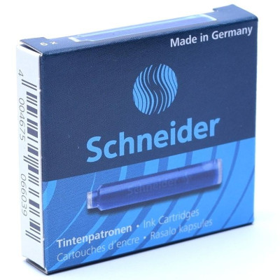 Hộp 6 Ống Schneider 6603 - Mực Xanh