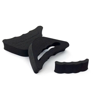 COMBO 2 CẶP Lót mũi giày cao gót cao su non đệm êm ngón chân MÀU ĐEN VÀ MÀU KEM