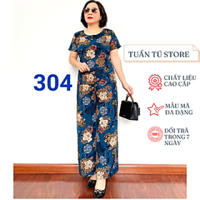 Thời Trang Nữ Trung Niên Bộ Lụa Hàn Châu Cao Cấp Không Nhăn Xù Khi Giặt Phù Hợp Với Mẹ Và Bà 2023 - Tuấn Tú Store 68