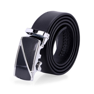 HJ4135 - Dây nịt nam Huy Hoàng Vip màu đen