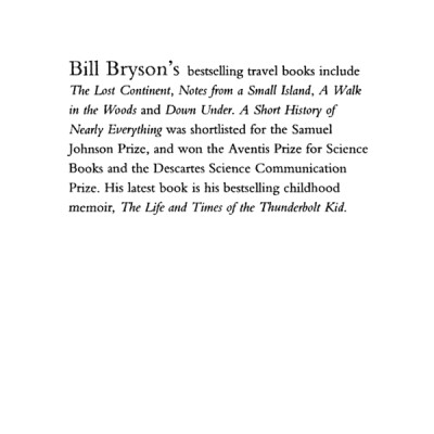 A Short History of Nearly Everything