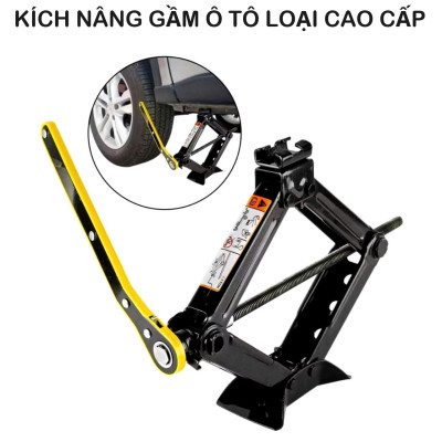 Kích Nâng Gầm Ô Tô, Xe Máy 2 Tấn Loại Dày – Kèm Cờ Lê, Nhỏ Gọn Và Tiện Lợi