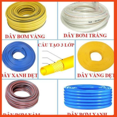 Bộ dây vòi xịt nước rửa xe, tưới cây tăng áp 3 lần,loại 15M (nối đồng nhựa đen) 206317