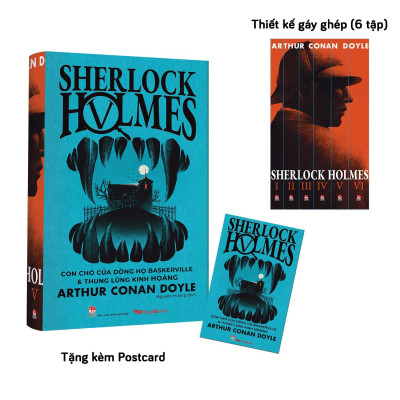 Sherlock Holmes - Tập 5: Con Chó Của Dòng Họ Baskerville Và Thung Lũng Kinh Hoàng - Tặng Kèm Postcard