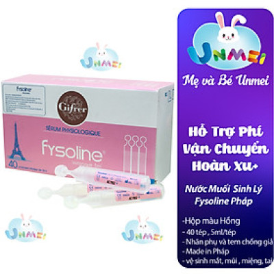 Nước Muối Sinh Lý Fysoline Gifrer Barbezat 210000325/PCBA-HN (Hộp 10 Ống/Vĩ x 4)