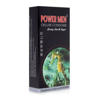 BCS Kéo Dài Thời Gian Tốt Nhất Cá Ngựa Bạc Power Men Longer Plus Type Và Cá Ngựa Đen Power Men Long Shock Type - Che Tên Sản Phẩm