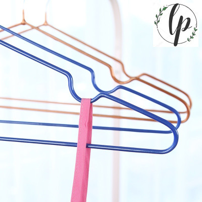 SET 10 MÓC TREO QUẦN ÁO INOX BỌC NHỰA CHỐNG TRƠN TRƯỢT