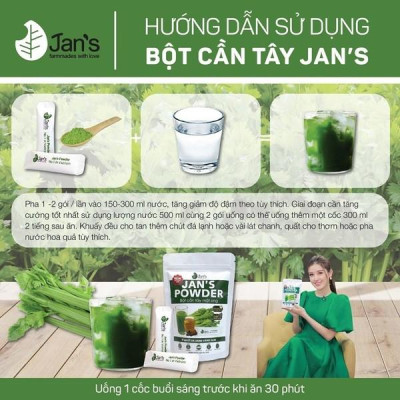Bột Cần Tây Sấy Lạnh Jan