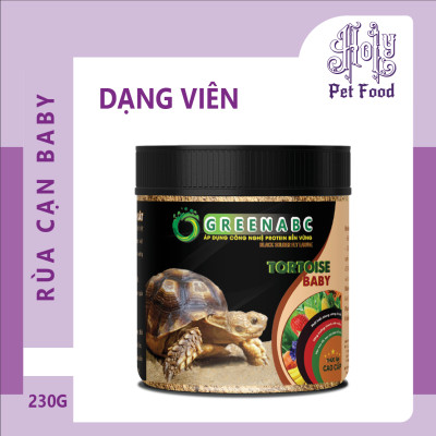 Thức ăn RÙA CẠN, Tortoise Sulcata - hạn chế Urat, tiêu hóa tốt - hộp 230g