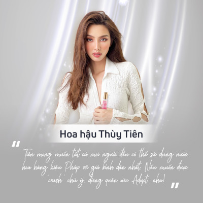 Nước hoa chính hãng,nước hoa adopt Poivre Noir Jasmin hương thơm ấm áp phong cách trẻ trung nam tính dung tích 30ml