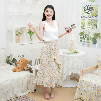 Chân váy bèo hoa nhí LMcation Camila - hoa nhí vàng