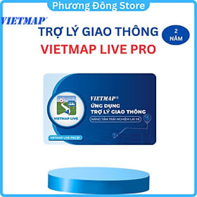 Thẻ cào bản quyền ứng dụng trợ lý giao thông - VIETMAP LIVE PRO - Hàng chính hãng