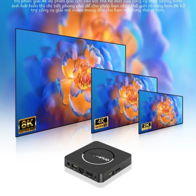 Android tv có điều khiển giọng nói tiếng việt hỗ trợ bluetooth Wifi 2 băng tần kép cài sẵn truyền hình cáp và xem phim HD miễn phí vĩnh viễn - Hàng nhập khẩu