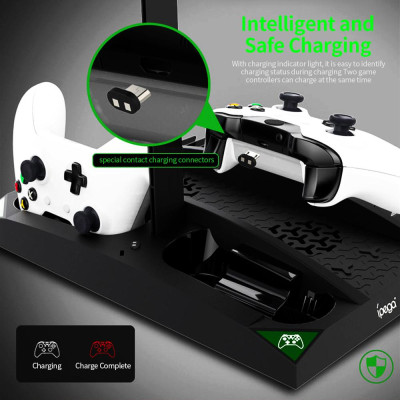 Giá đỡ tai nghe  IPEGA Đế sạc Thay thế cho XBOX ONE / XBOX ONE X / XBOX ONE