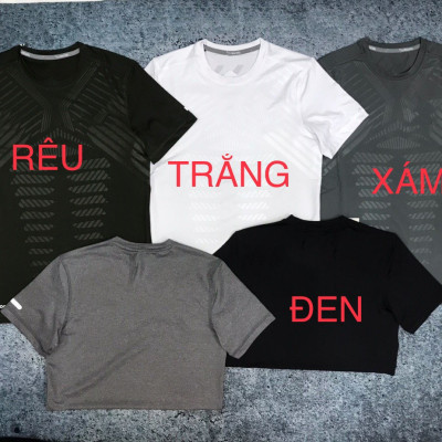Áo Thun Nam Thun Lạnh Cổ Tròn Tập Thể Thao,Đá Bóng,Đi Chơi