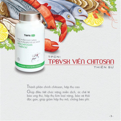 TPBVSK Viên Chitosan - Thiên Sư