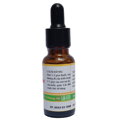 Thuốc diệt kiến gián sinh học BioPro Chai 20ml Dạng nhỏ Giúp diệt sạch kiến gián tận gốc, kiến đen, kiến lửa, gián đức