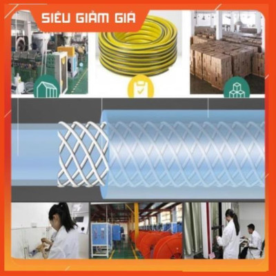 Bộ dây vòi xịt nước rửa xe, tưới cây . tăng áp 3 lần, loại 7m, 10m 206318 đầu đồng,cút đồng+ tặng móc khoá