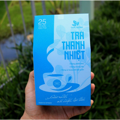 Trà Thanh nhiệt Thái Hưng 25 túi lọc x 8g (200g) - Thanh lọc, giải nhiệt, mát huyết, lợi tiểu
