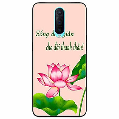 Ốp lưng in cho Oppo R17 Pro Mẫu Sống Đơn Giản