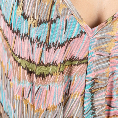 Maxi 2 Dây Vẽ Ánh Kim Isla Bonita