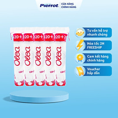 Combo 5 gói bông tẩy trang Olea 140 miếng ( 5x 140)