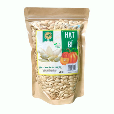 HẠT BÍ TRẮNG TÂN LỘC PHÁT COMBO 1KG - MỖI BỊCH 500G