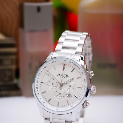Đồng Hồ Nam Julius Homme Hàn Quốc JAH133 Dây Da Chạy 6 Kim - Lịch Lãm - Đẳng Cấp - Chọn Kiểu Dây