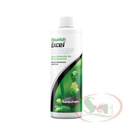 Diệt rêu hại Seachem Flourish Excel 100ml, 250ml, 500ml, 2L phân nước bổ sung co2 lỏng bể thủy sinh