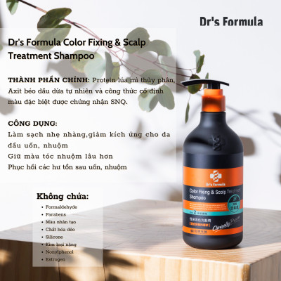 Combo Dầu Gội Xả Chăm sóc tóc nhuộm dưỡng tóc bóng mượt Dr