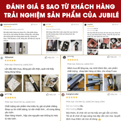 Guilty by Jubilé - Tinh dầu nước hoa Pháp Nữ Minisize Dạng lăn 3ml Thơm Lâu, Sang Trọng, Quyến Rũ