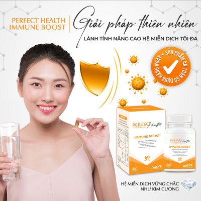 Viên uống tăng miễn dịch IMMUNE BOOST DAMODE lọ 60 viên