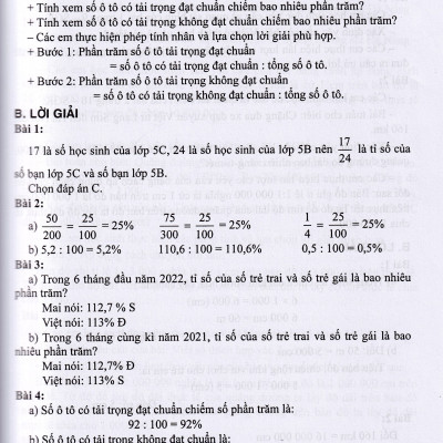 Bài giảng và hướng dẫn học toán 5 - tập 2 (Kết nối tri thức)