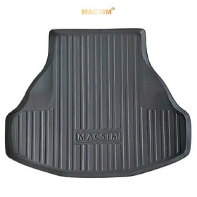 Thảm lót cốp qd xe ô tô Honda ACCORD 2013-2017 nhãn hiệu Macsim chất liệu TPV cao cấp màu đen